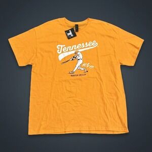 BreakingT Hunter Ensley Tennessee Volunteers Baseball T-Shirt Orange Men XL NWT